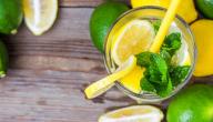 فوائد عصير الليمون مع النعناع