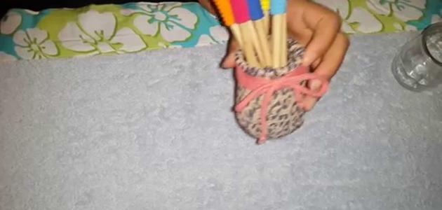 صنع ورود من القماش
