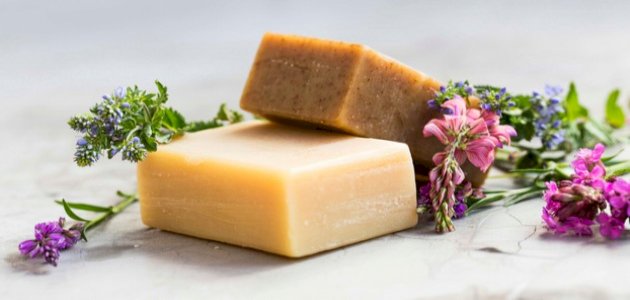 صنع صابون طبيعي
