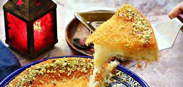 طريقة عمل قشطة الكنافة