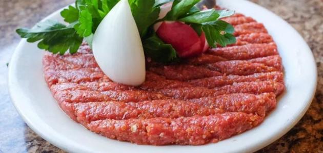 طريقة عمل كبة نية لبنانية