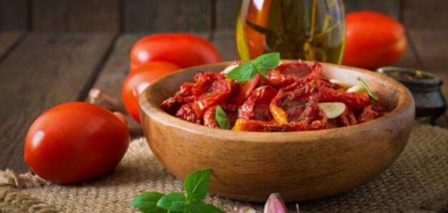 طريقة الطماطم المجففة