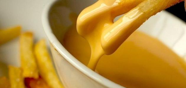 طريقة عمل صوص الجبنة الشيدر