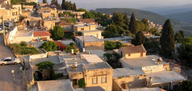 ارتفاع صفد عن سطح البحر