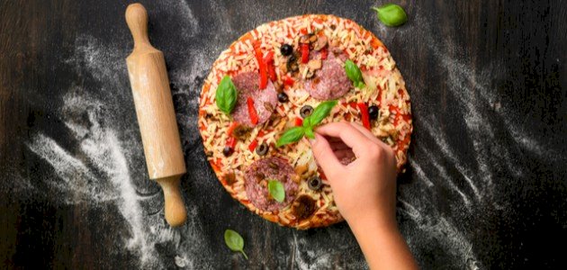 أسرع بيتزا دون فرن