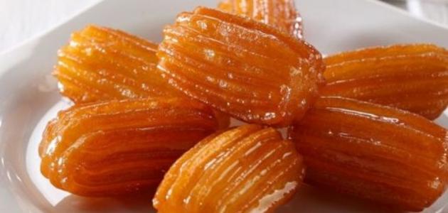 طريقة عمل بلح الشام بالسميد