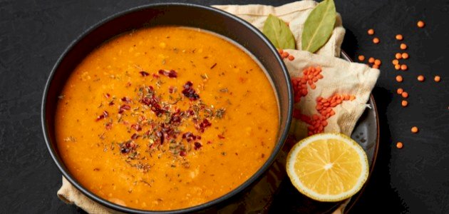 طريقة عمل شوربة العدس التركية