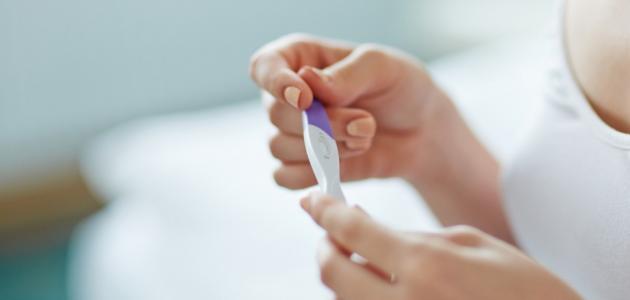 ظهور خط خفيف جدا في اختبار الحمل المنزلي