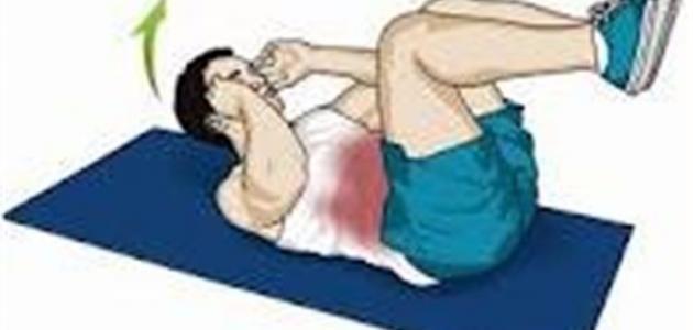 تمارين عضلات البطن السفلية