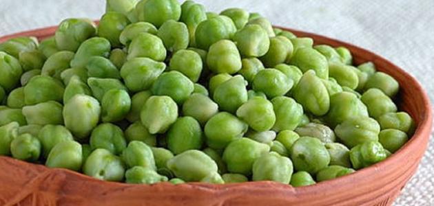 ما فوائد الحمص الاخضر الحاملة