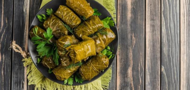طريقة عمل ورق العنب الطازج