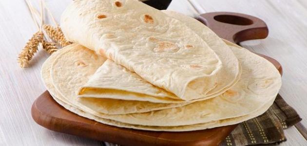 طريقة خبز التورتيلا